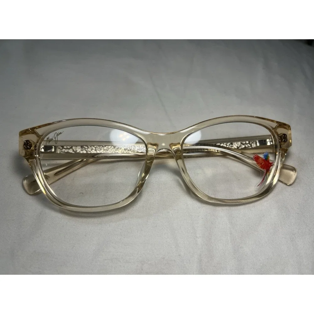 Maui Jim MJO 2203-77SF  Crystal Champagne/ Hint of Pink Frames 52-17-143